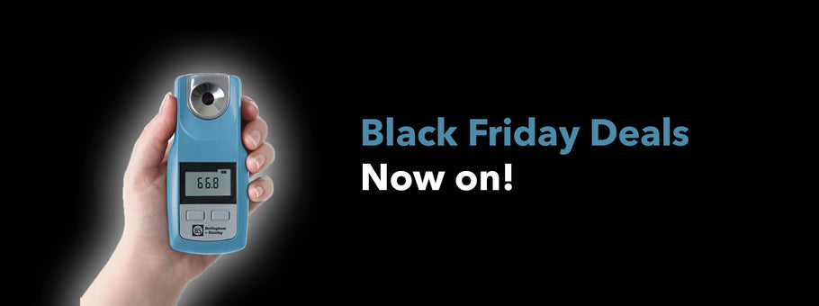 Save BIG on digital refractometers and refractometer calibration this Black Friday