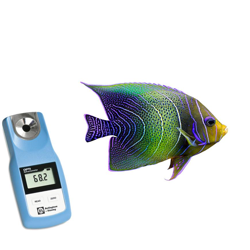 Handheld Refractometer Aquarium and Environmental (Seawater PPT/SG) Refractometer Shop