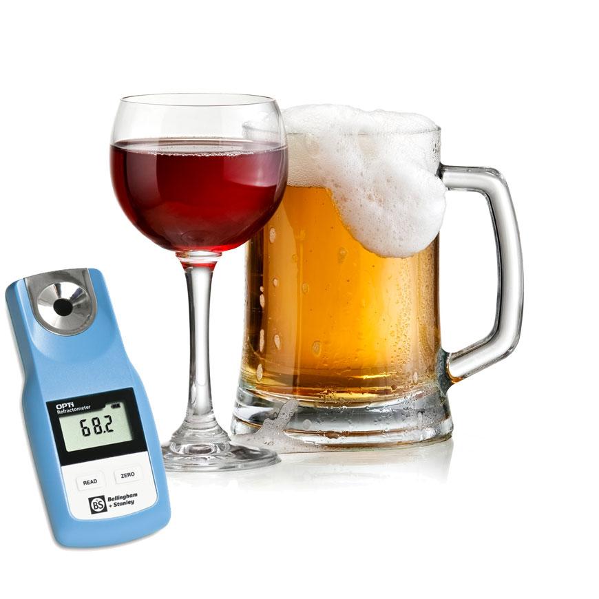 OPTi Digital Handheld Refractometer Beer ABV (Wort/Brix/Zeiss) Refractometer Shop
