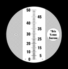 Eclipse 0-50 Brix refractometer scale