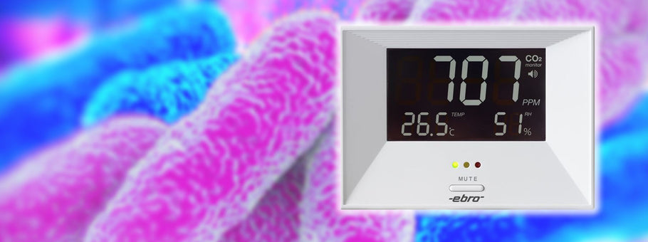 Measure and monitor carbon dioxide within a room