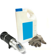 Eclipse refractometer for coolant and cutting liquid