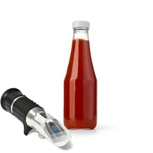 Eclipse refractometer testing ketchup and other sauce