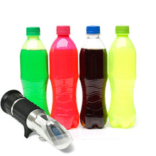 Eclipse optical refractometer for measuring sugar concentration in soft drinks