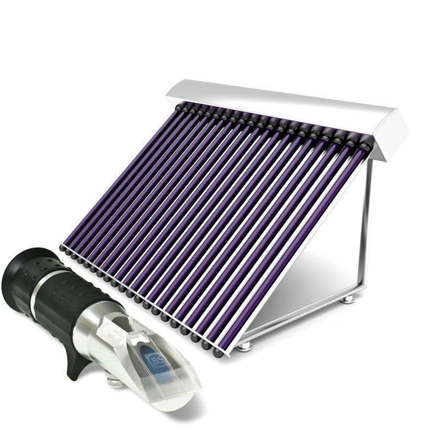 Refractometer for testing glycol concentrations