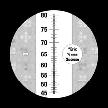 Eclipse 45-80 Brix refractometer scale