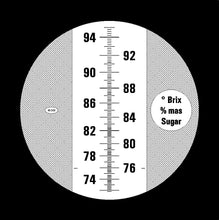 Eclipse 72-95 Brix refractometer scale