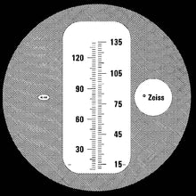 Eclipse 0-22 Zeiss refractometer scale